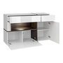 Voir la diapositive 2 : Paris Prix Buffet Design LED  Cross  150cm Blanc