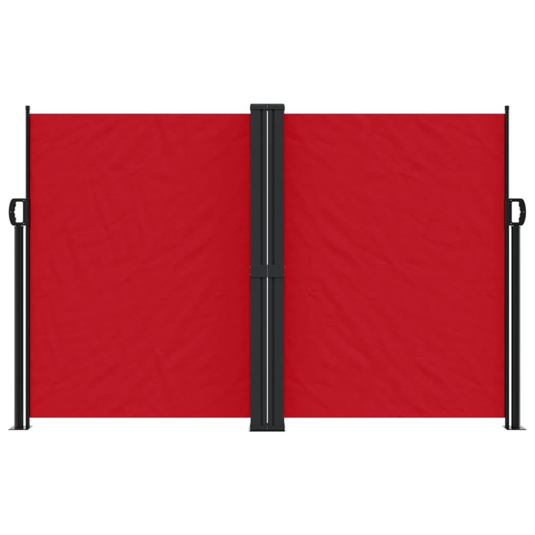 Voir la diapositive 3 : VIDAXL Auvent lateral retractable rouge 160x1000 cm