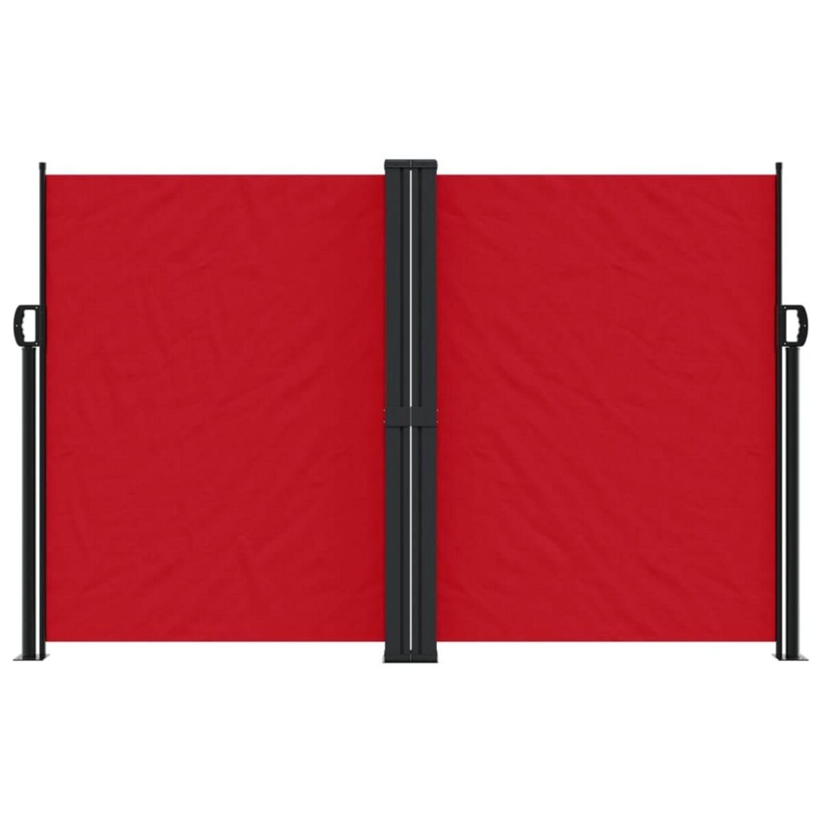 VIDAXL Auvent lateral retractable rouge 160x1000 cm