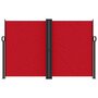 Voir la diapositive 3 : VIDAXL Auvent lateral retractable rouge 160x1000 cm