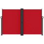 Voir la diapositive 3 : VIDAXL Auvent lateral retractable rouge 160x1000 cm