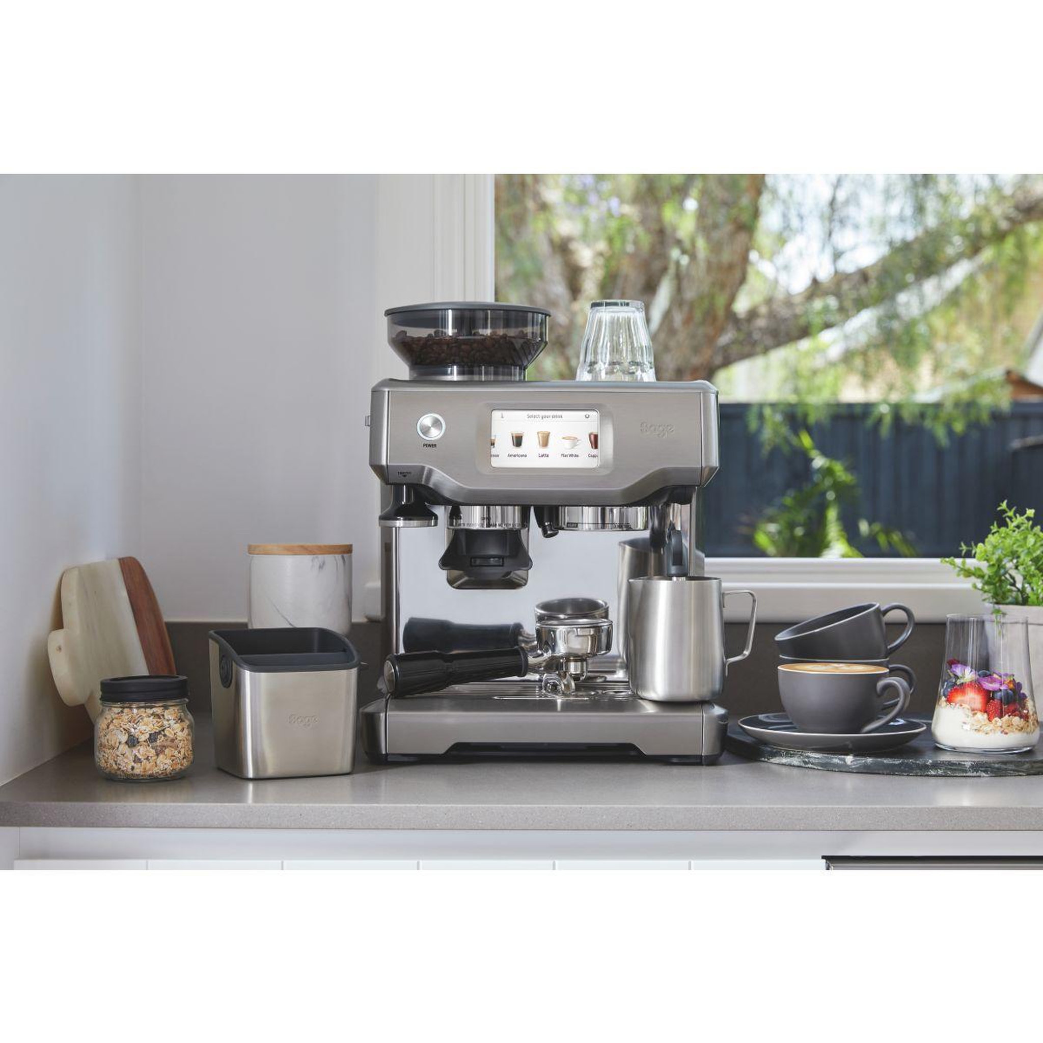 Voir la diapositive 5 : SAGE APPLIANCES Machine à expresso barista touch