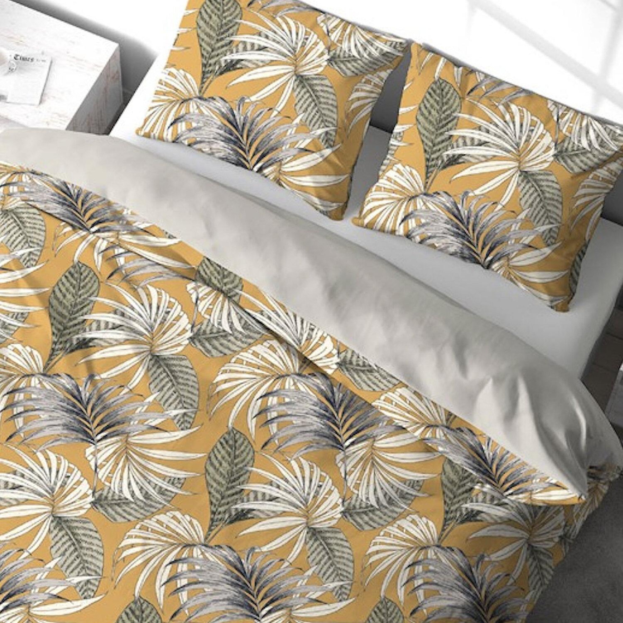 Voir la diapositive 2 : Home collection Parure housse de couette 100%polyester 72gsm aquilie