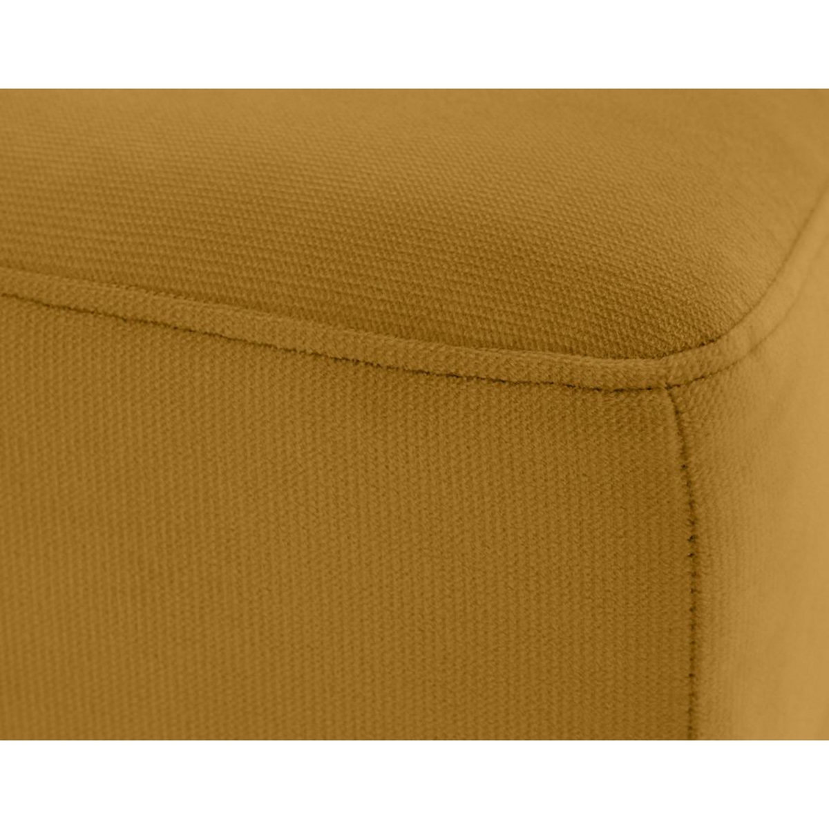 LISA DESIGN Anna - pouf en velours - pieds en bois