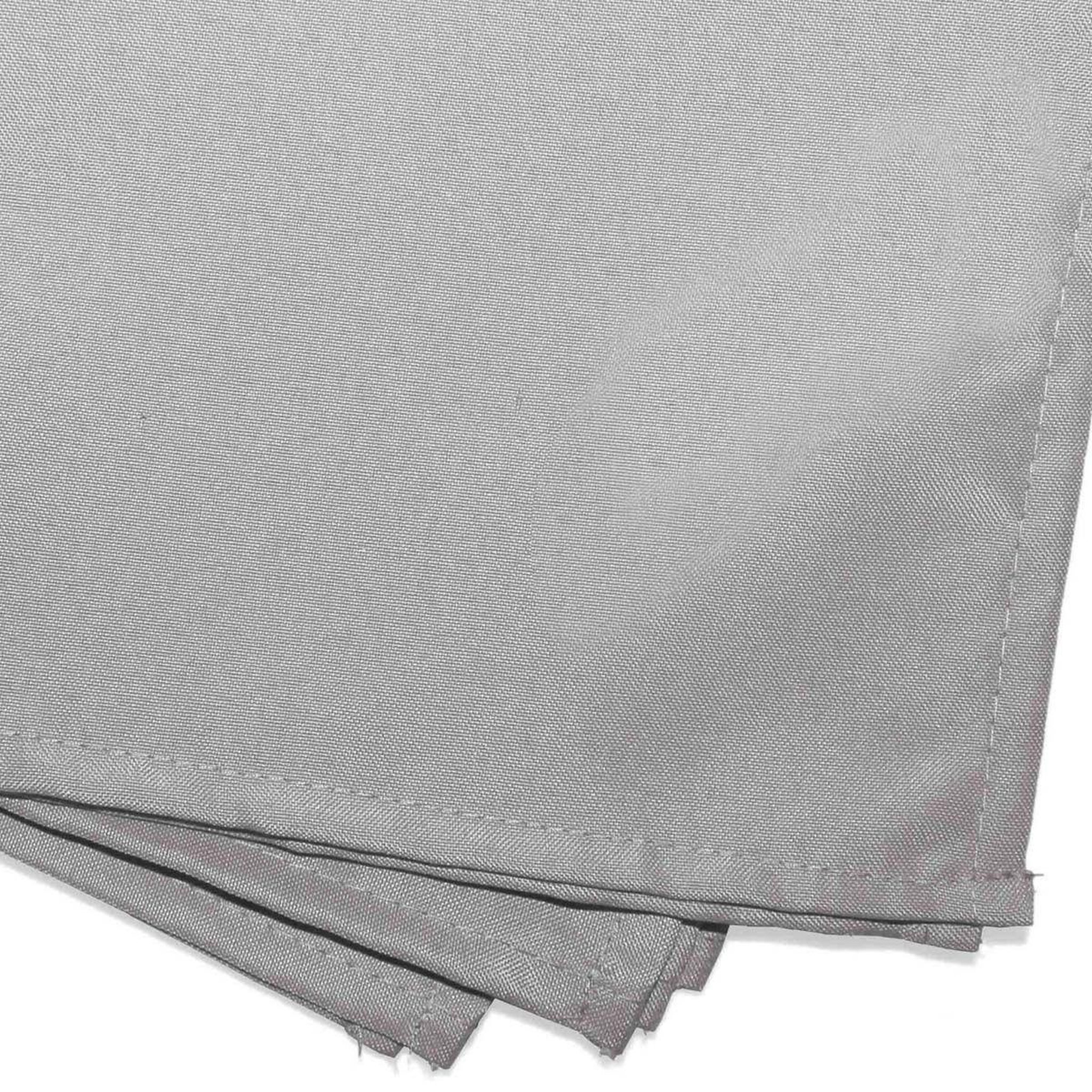 Voir la diapositive 2 : Douceur d'Intérieur Lot de 3 serviettes de table  essentiel  40x40cm gris