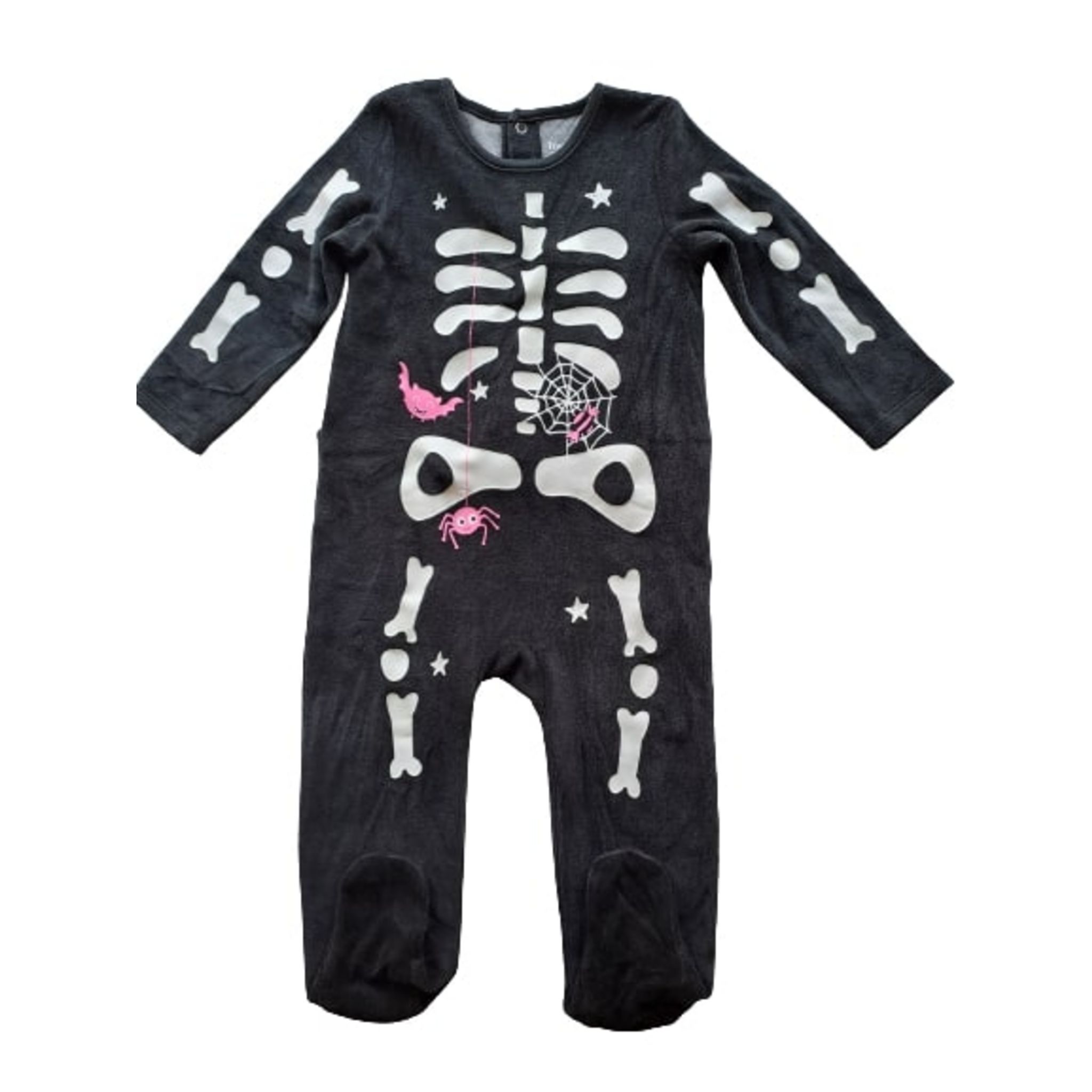 Pyjama Bébé Citrouille Halloween En Velours – Doux Et Facile à Laver - 11