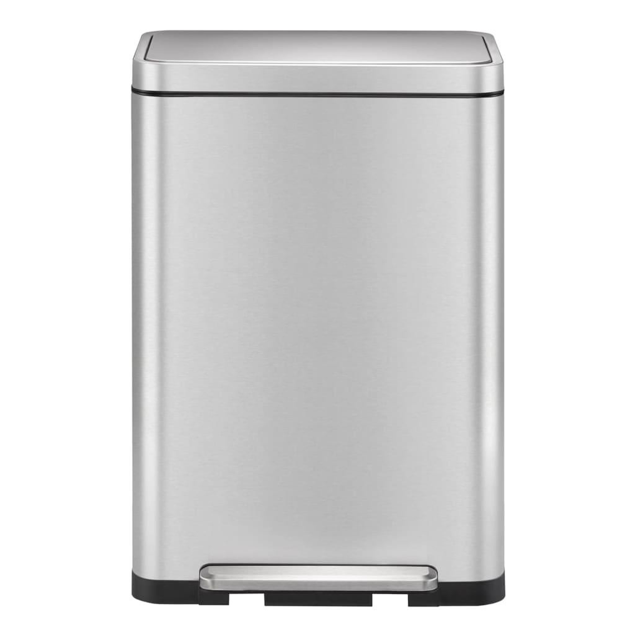 Voir la diapositive 3 : EKO EKO Poubelle a pedale X-Cube 45 L Argente mat