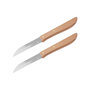 Voir la diapositive 1 : NIROSTA Lot de 2 couteaux d'office manche en bois lame de 7,5 cm Nirosta Country