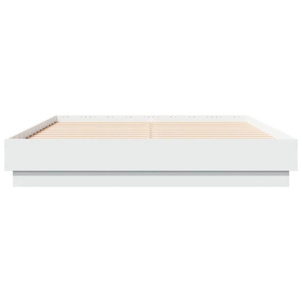 VIDAXL Cadre de lit sans matelas blanc 140x190 cm