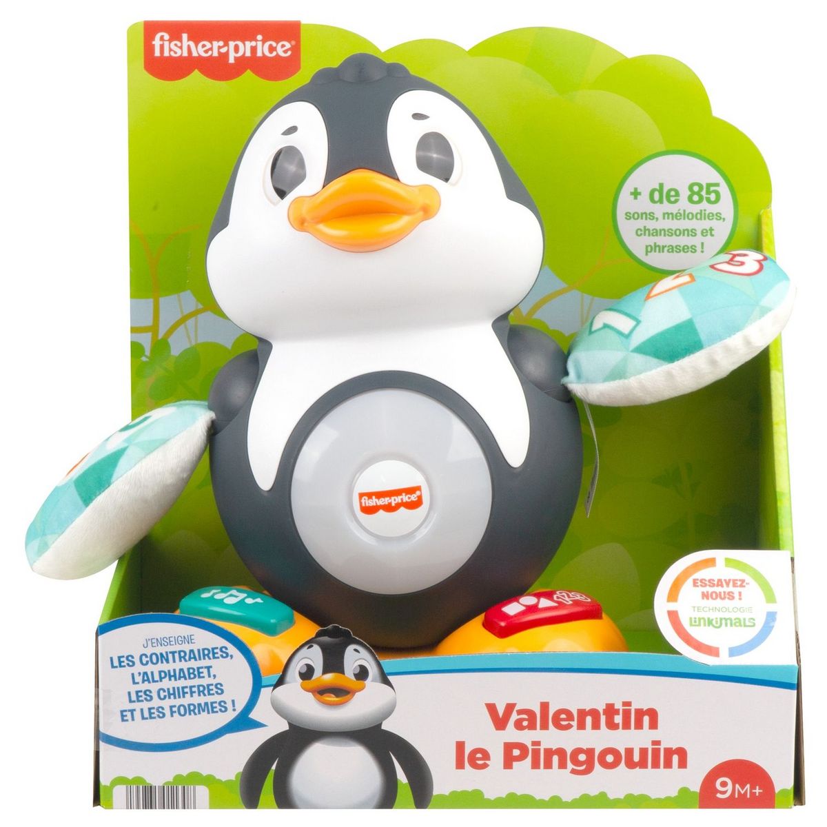 Linkimals Valentin le Pingouin Linkimals - Jouet d'éveil bébé