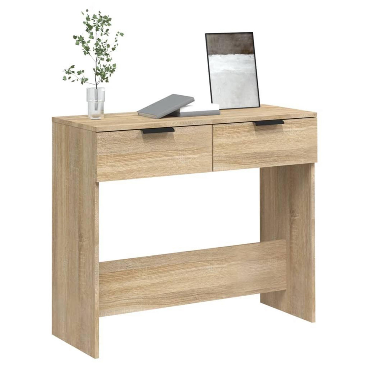 VIDAXL Table console Chene sonoma 90x36x75 cm Bois d'ingenierie
