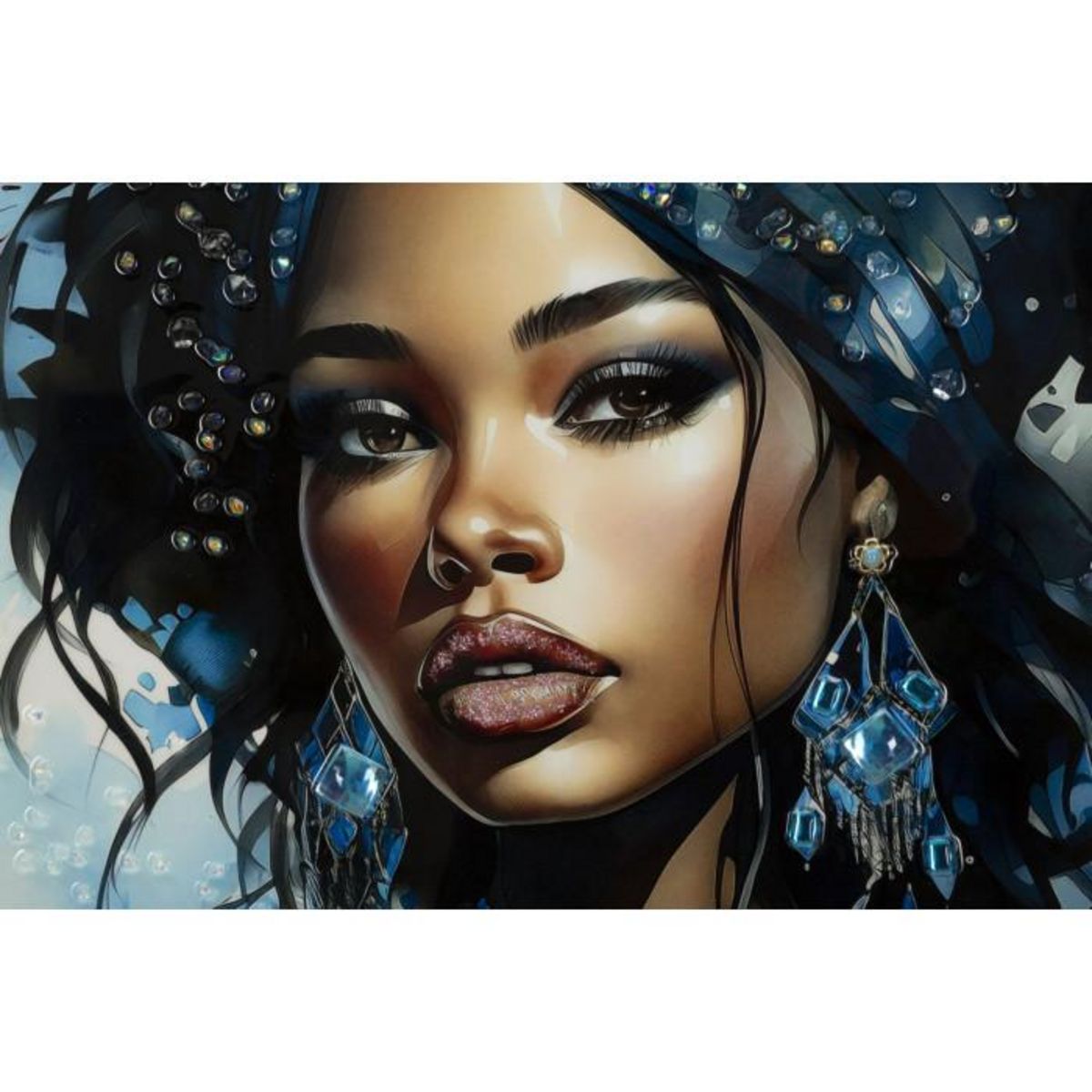 Paris Prix Tableau Imprimé Déco  Alteas  82x82cm Multicolore