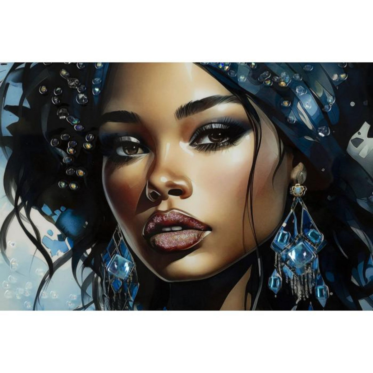 Paris Prix Tableau Imprimé Déco  Alteas  82x82cm Multicolore