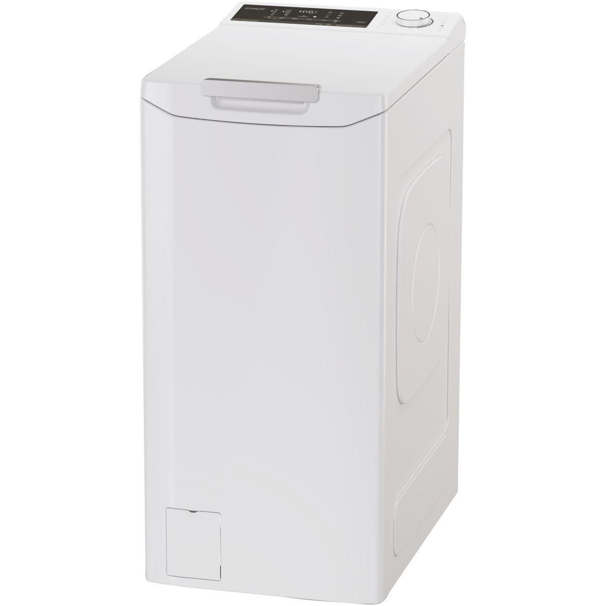 Voir la diapositive 2 : Candy Lave linge top TCAS 274TM5-S