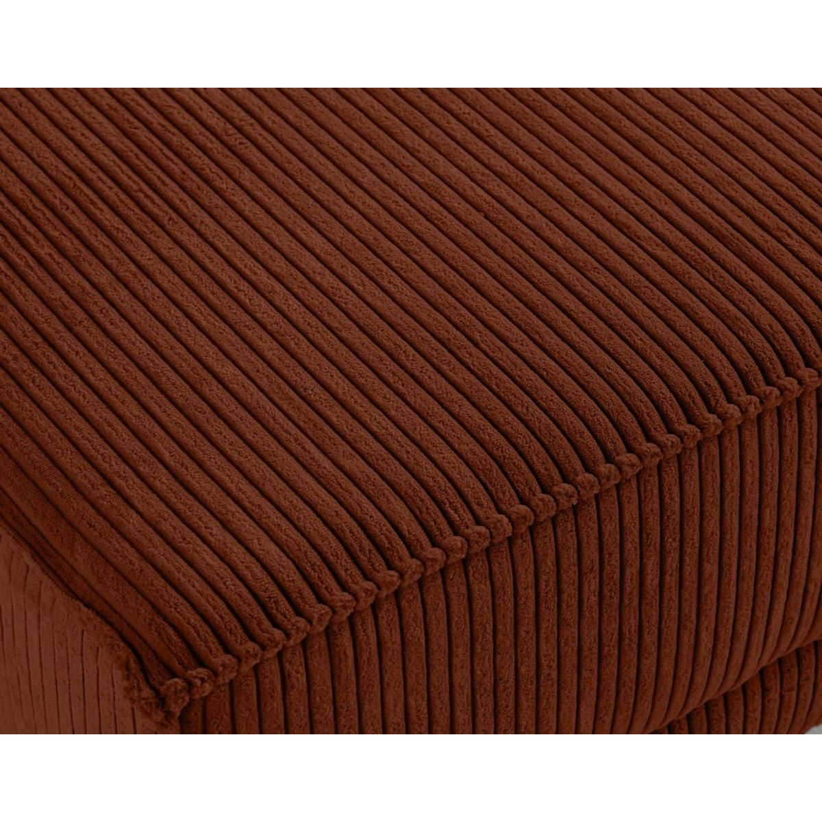 LISA DESIGN Charlie - pouf - pieds hauts - en velours côtelé