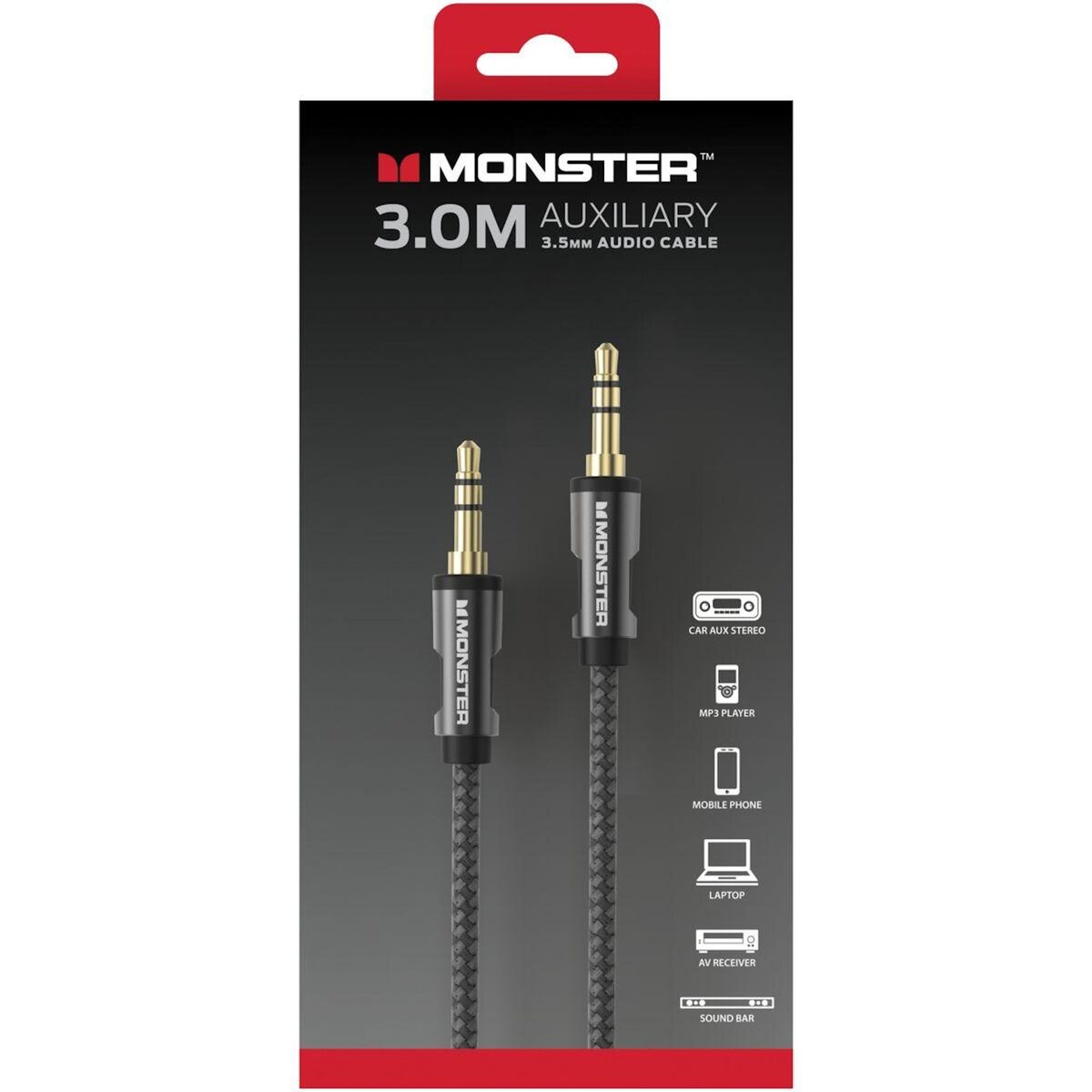 Monster Cable Câble Jack SUBWOOFER RCA M/M 1.5M