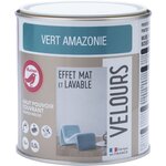 AUCHAN Peinture velour dépolluante vert amazonie 0,5L