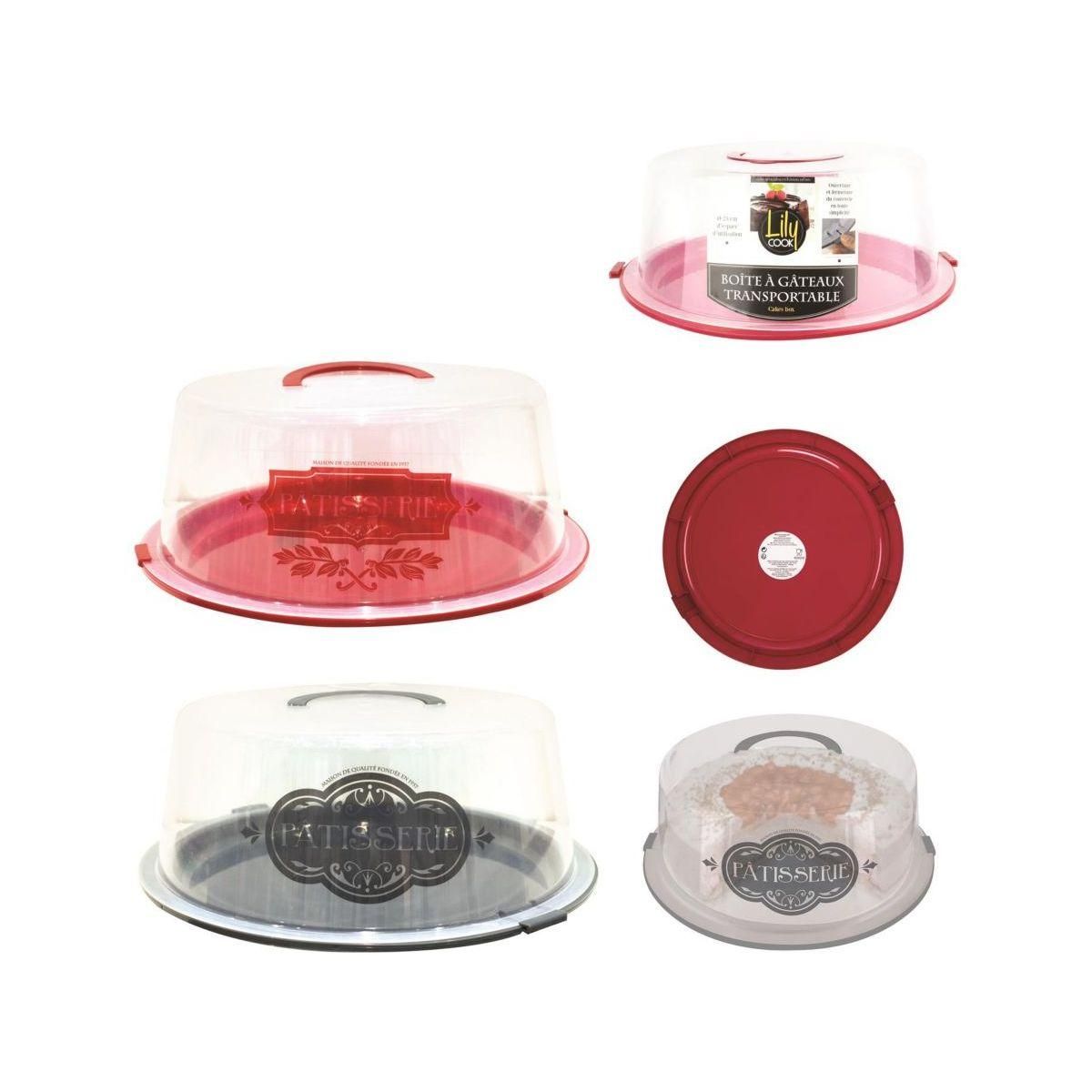 Lily Cook Boîte à gâteaux de transport pour gâteaux