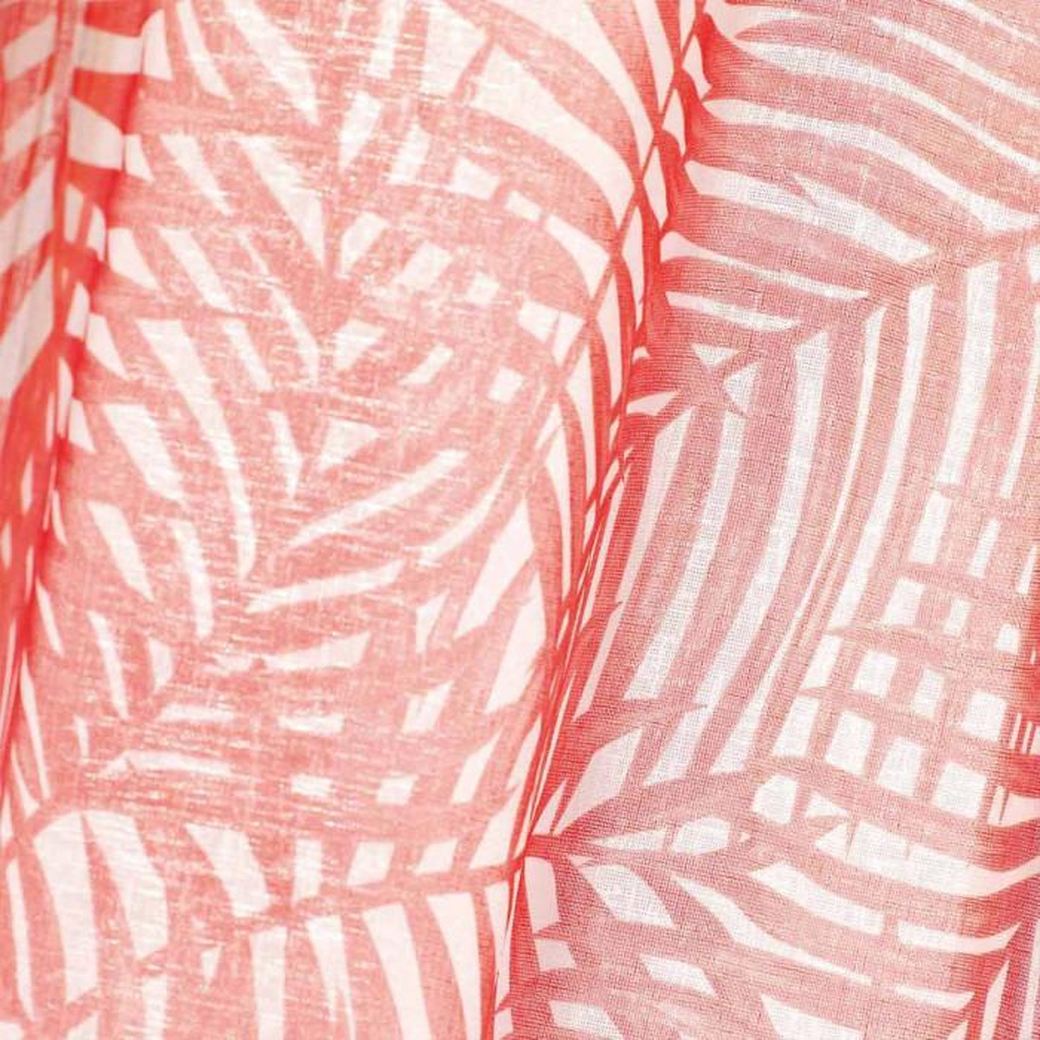 Voir la diapositive 2 : Paris Prix Paire de Voilages  Eucalys  70x240cm Corail