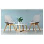 Voir la diapositive 1 : Lot de 2 chaises pieds bois massif LYDIA