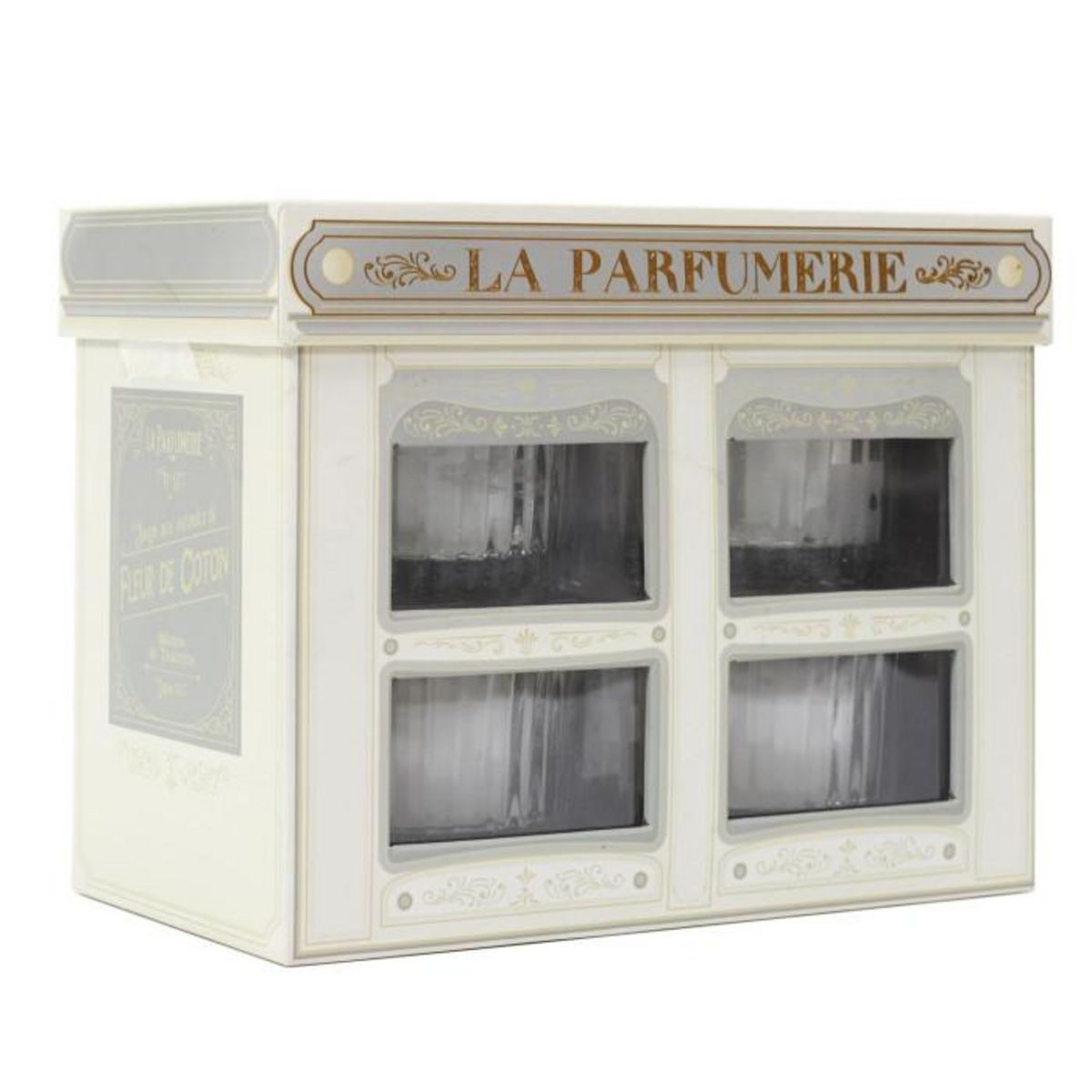 Paris Prix Coffret 4 Bougies Parfumées  Parfumerie  35g Blanc