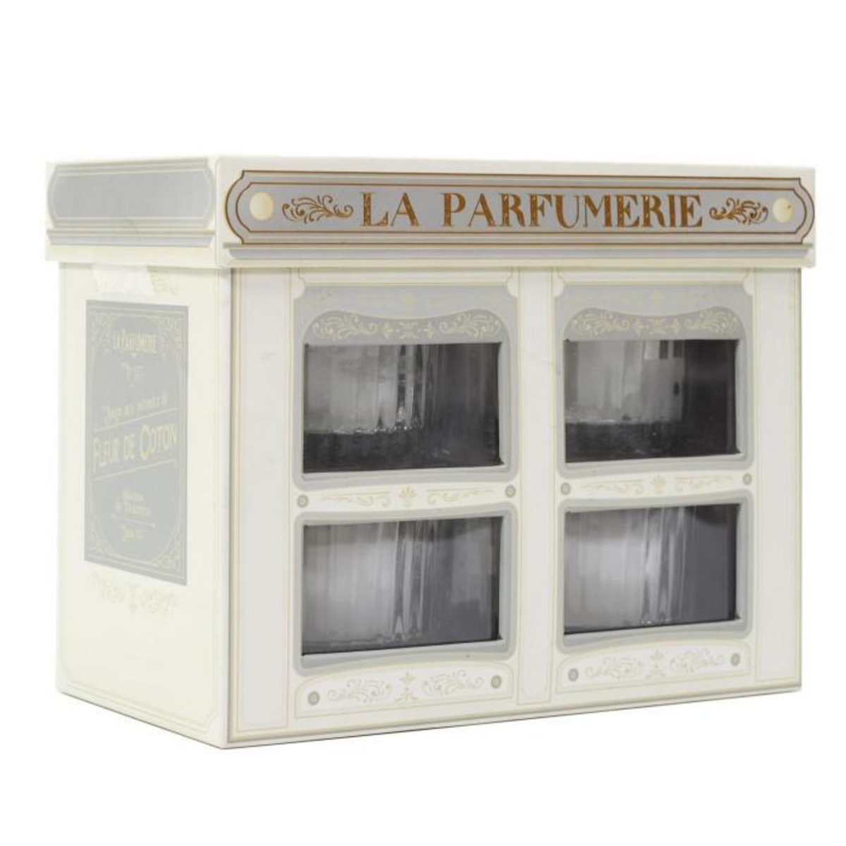 Paris Prix Coffret 4 Bougies Parfumées  Parfumerie  35g Blanc