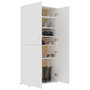 Voir la diapositive 5 : VIDAXL Armoire a chaussures Blanc 80x39x178 cm Bois d'ingenierie