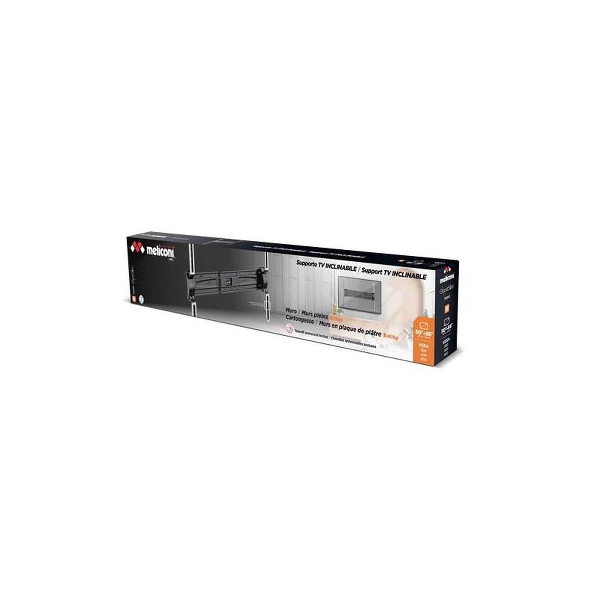 Voir la diapositive 4 : Meliconi SUPPORTS MURAUX TV - GAMME GHOSTSLIM PLUS MELICONI - GST600PLUSCG