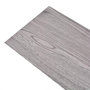 Voir la diapositive 2 : VIDAXL Planches de plancher PVC Non auto-adhesif 5,26m^2 2mm Gris fonce