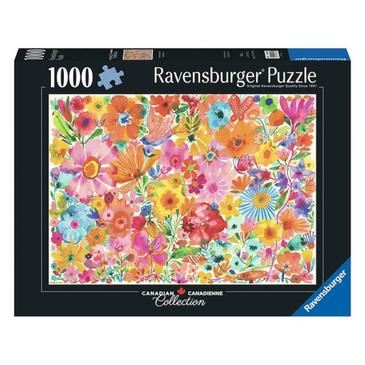 RAVENSBURGER Puzzle 1000 p - Beautes fleuries