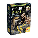 LISCIANI GIOCHI Super kit Velociraptor - Kit Scientifique - I'M A GENIUS - Bloc a creuser