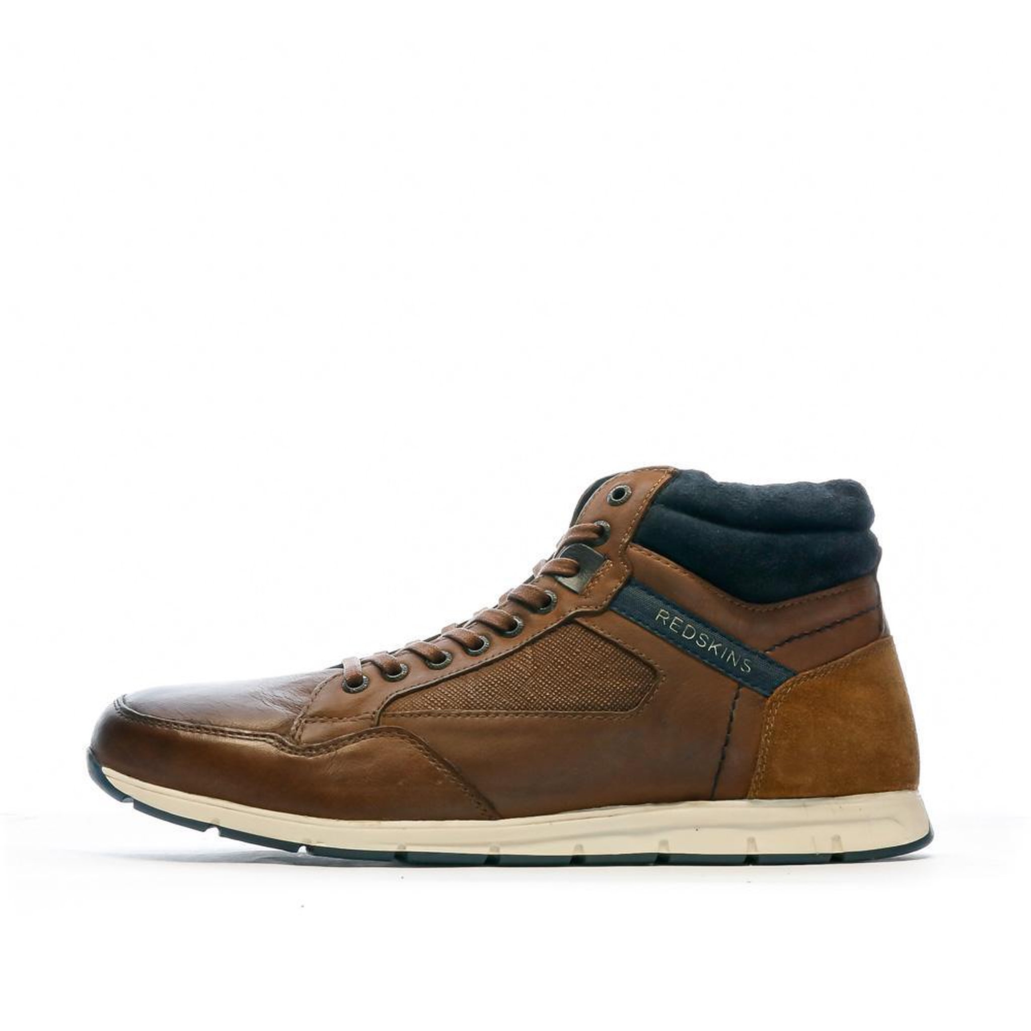 REDSKINS Baskets Marron Foncé Homme Redskins Zouki. Coloris disponibles : Marron