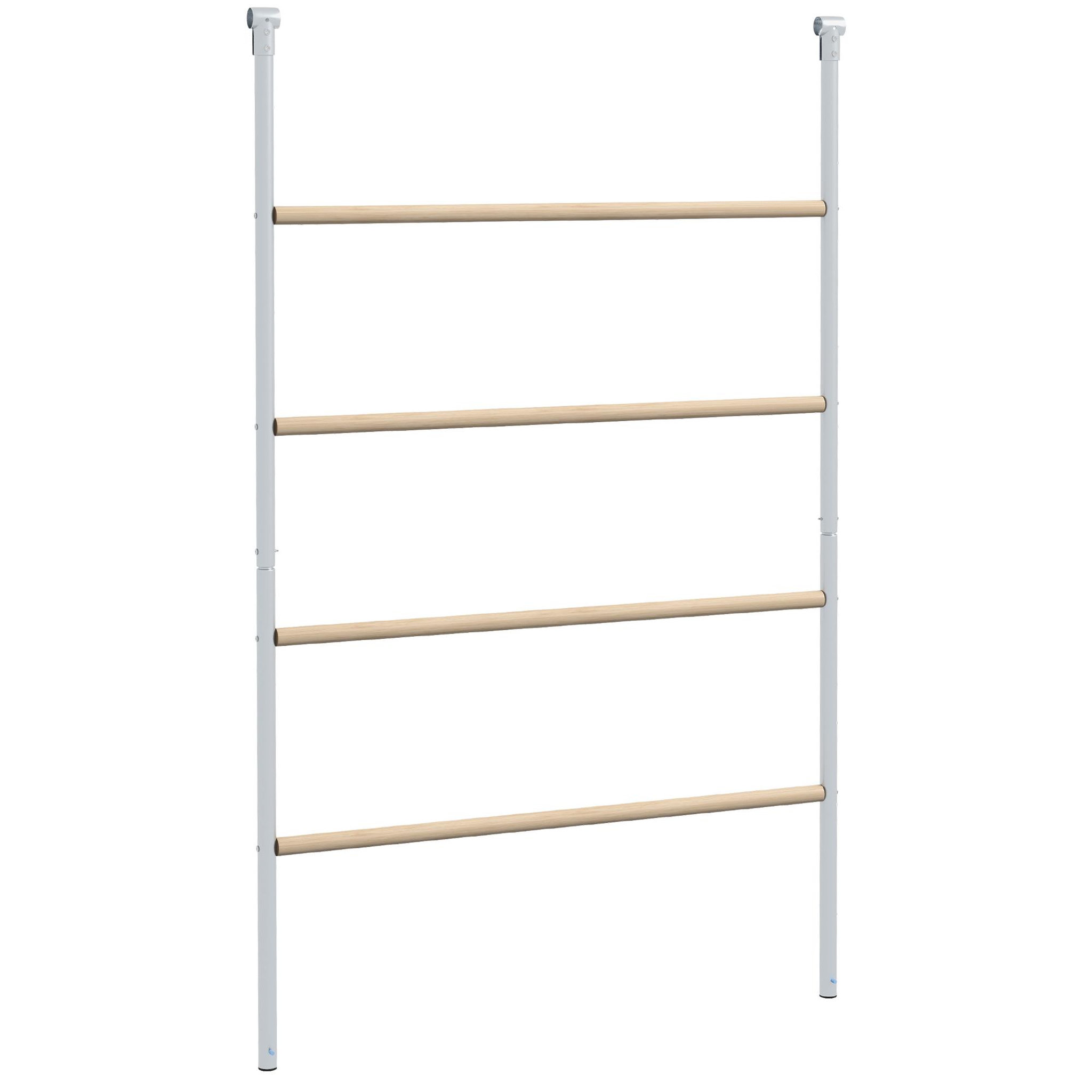 PAWHUT Grand perchoir échelle poules 4 niv. compatible enclos poulailler