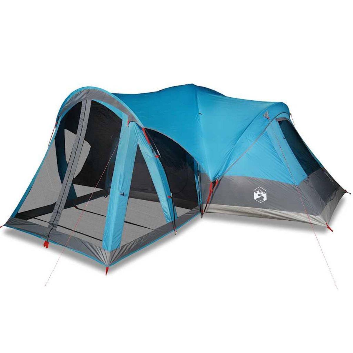VIDAXL Tente familiale tipi 8 personnes bleu impermeable