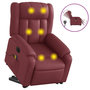 Voir la diapositive 2 : VIDAXL Fauteuil inclinable de massage electrique rouge bordeaux