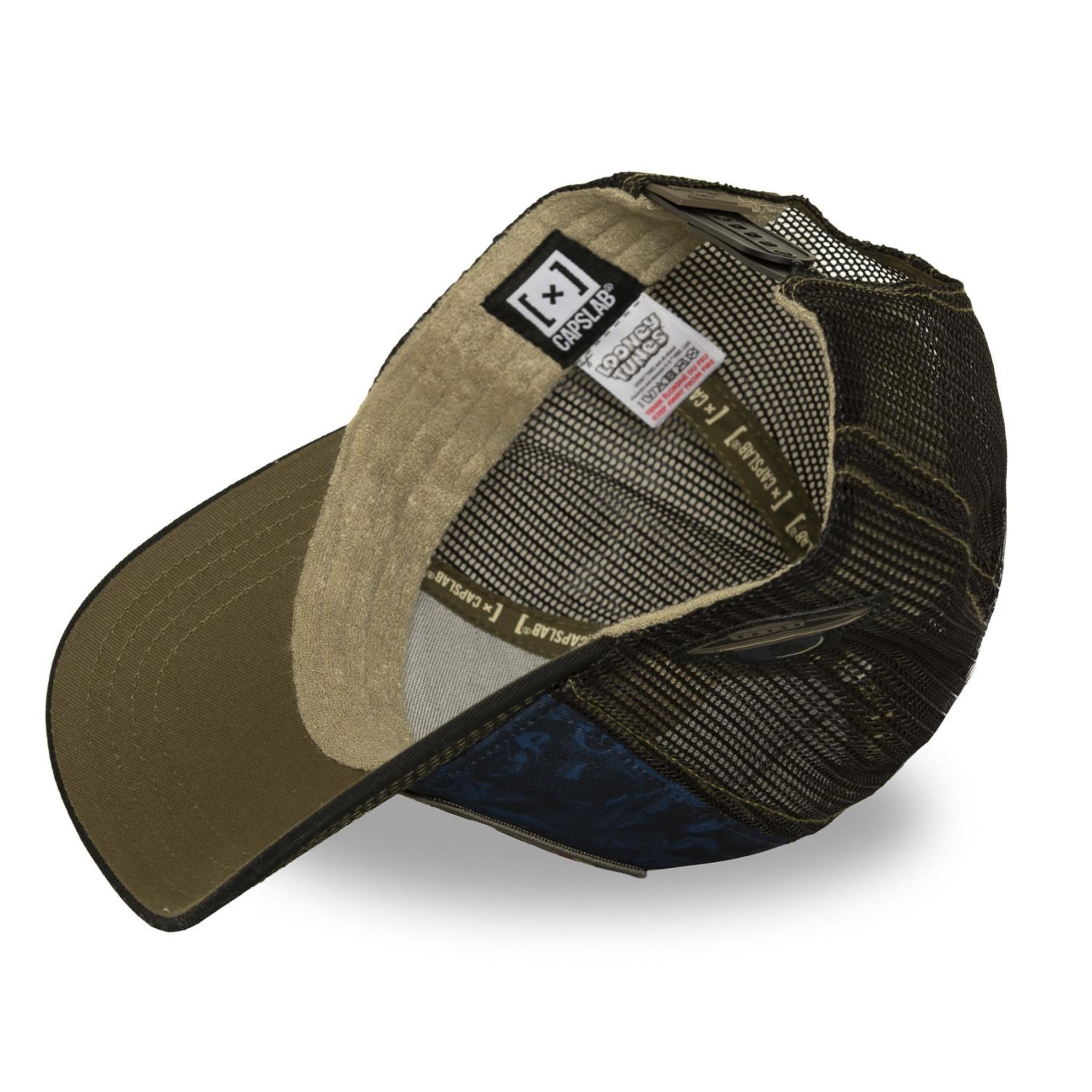 Voir la diapositive 5 : CAPSLAB Casquette trucker avec filet et patch looney tunes marvin