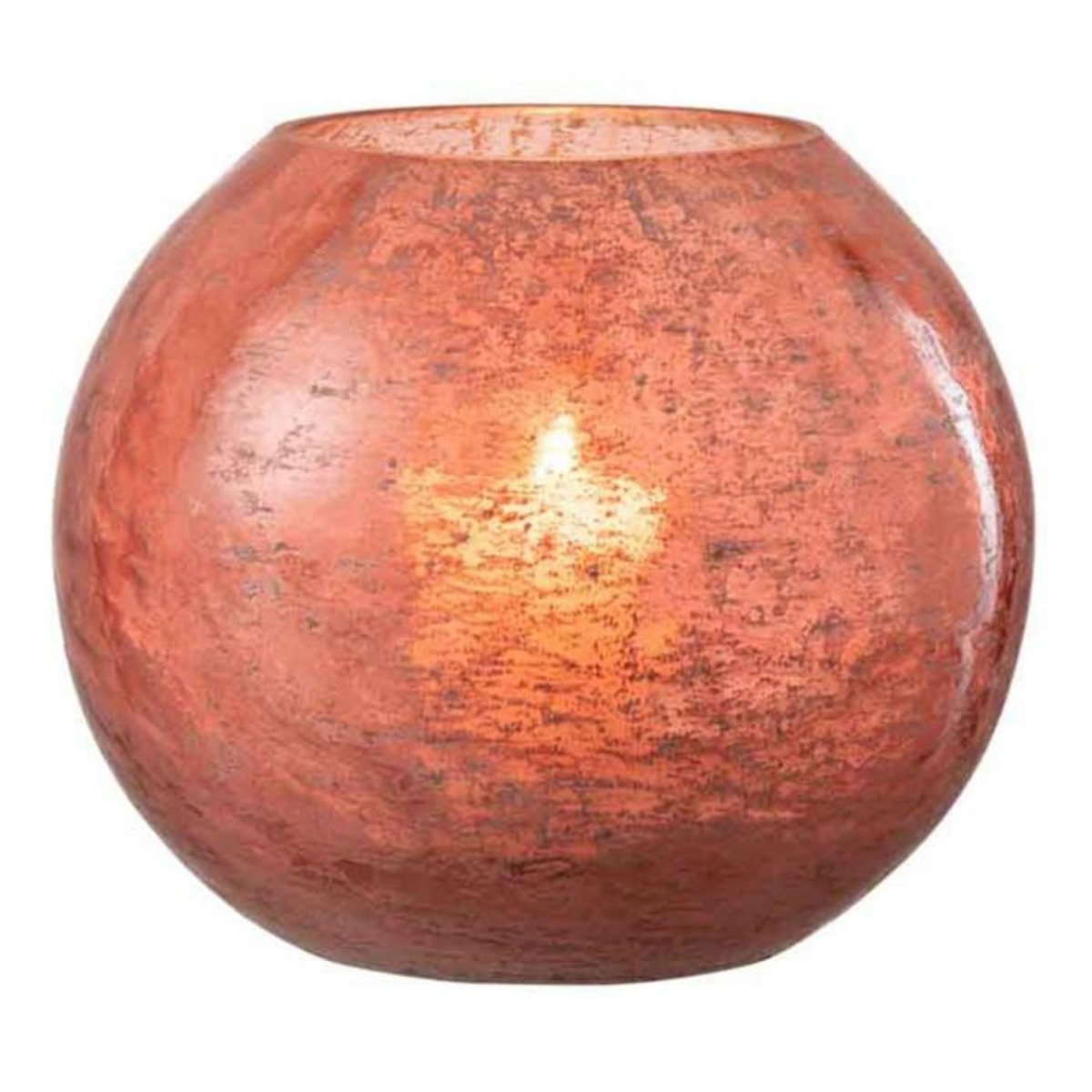 Paris Prix Photophore en Verre  Nuria  19cm Terracotta