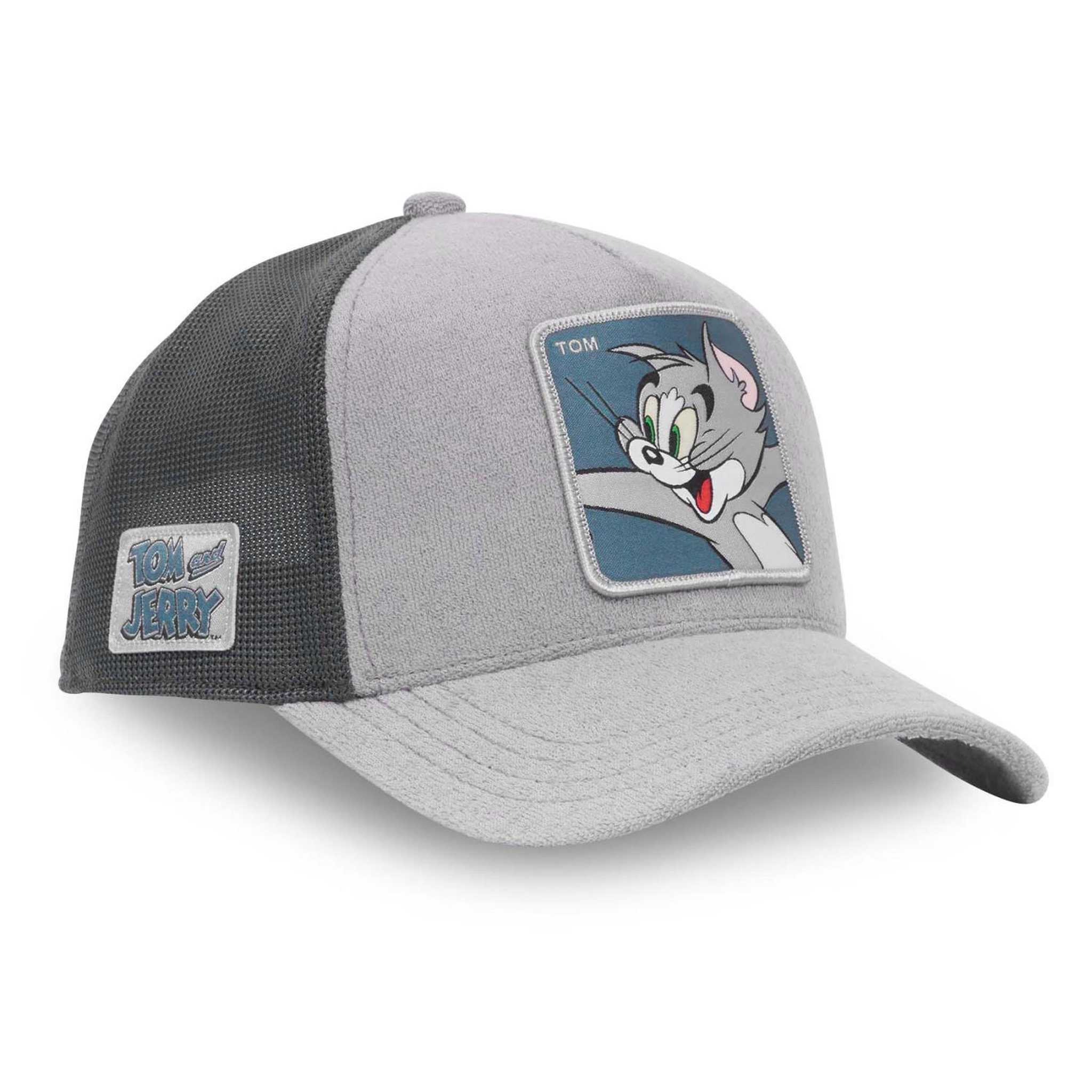 Voir la diapositive 2 : CAPSLAB Casquette homme trucker Tom and Jerry Tom Capslab