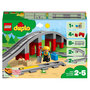 Voir la diapositive 1 : LEGO LEGO DUPLO Ma Ville 10872 Les Rails Et Le Pont Du Train, Jeu de Construction