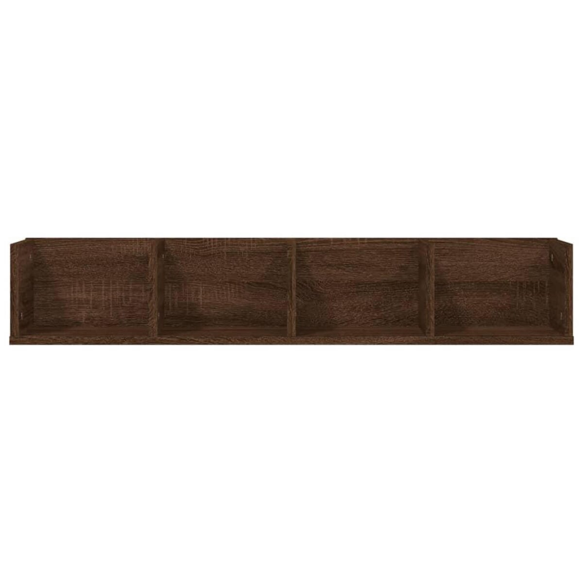 VIDAXL Etagere murale a CD Chene marron 100x18x18 cm Bois d'ingenierie