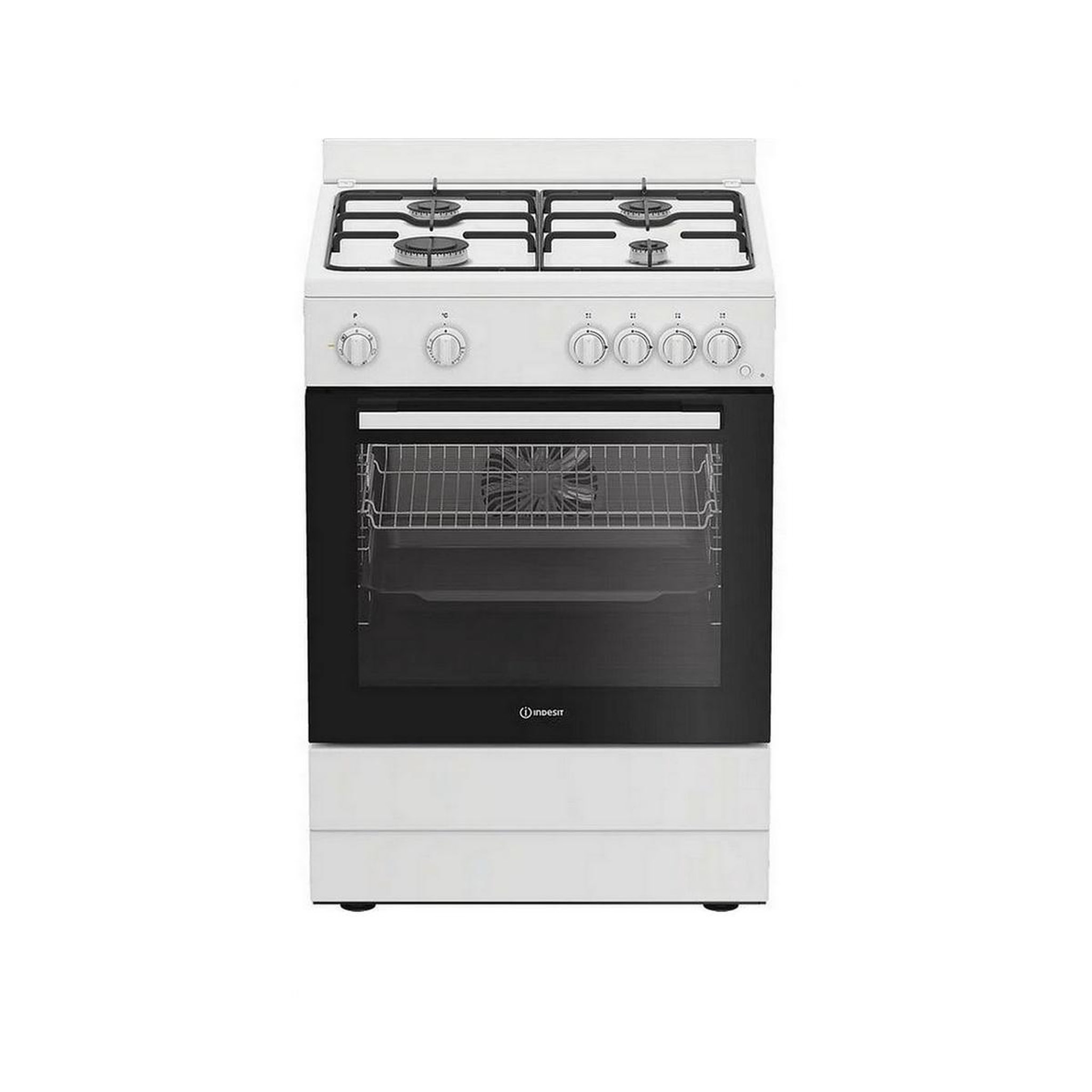 Indesit Cuisinière gaz 72l 4 feux blanc - I6G5KCW