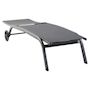 Voir la diapositive 8 : GARDENSTAR Bain de soleil avec dossier réglable - Textilène et acier - Gris