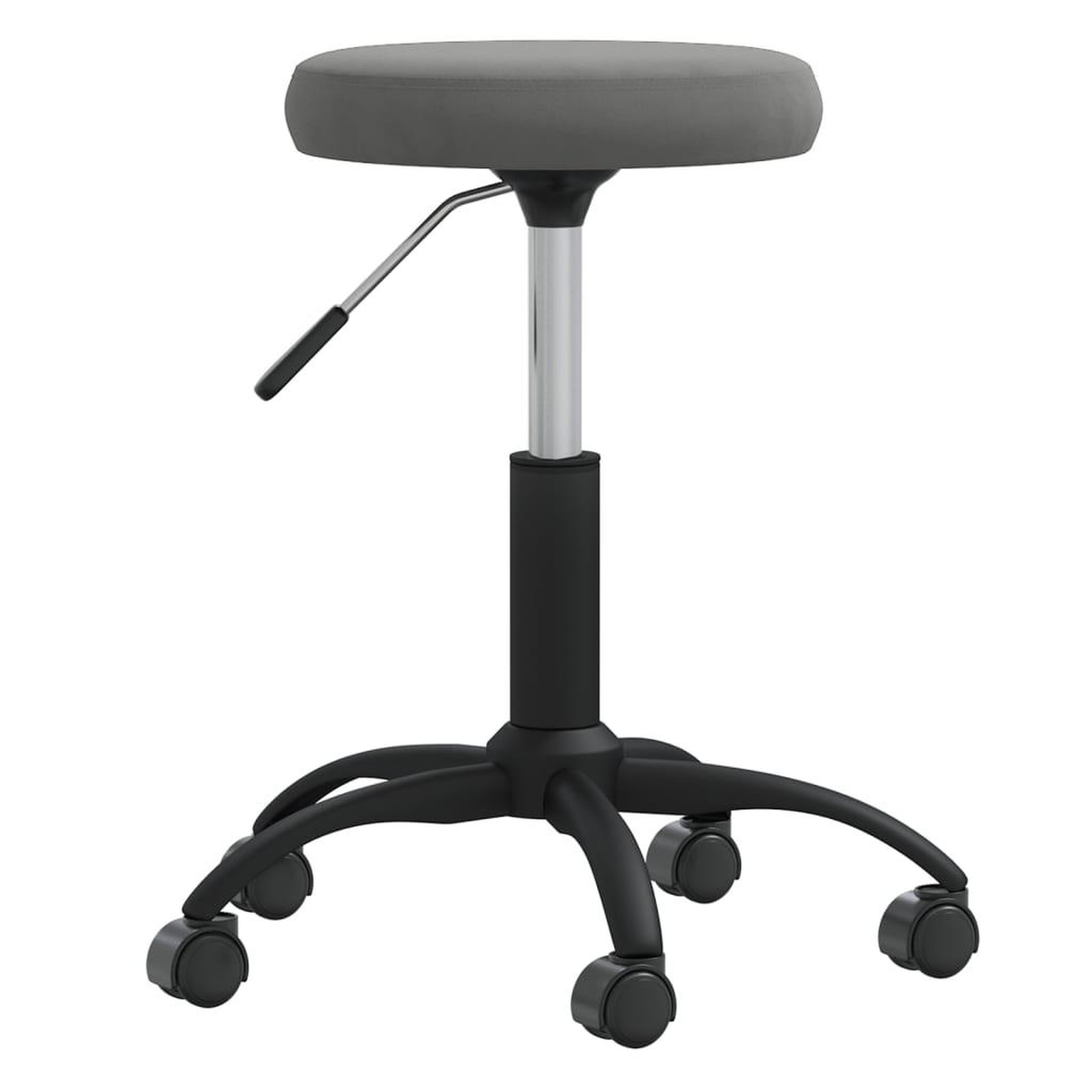 Voir la diapositive 1 : VIDAXL Chaise de salle a manger Gris fonce Velours