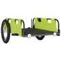 Voir la diapositive 4 : VIDAXL Remorque de vélo vert tissu oxford et fer