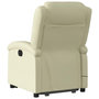 Voir la diapositive 5 : VIDAXL Fauteuil inclinable de massage creme cuir veritable
