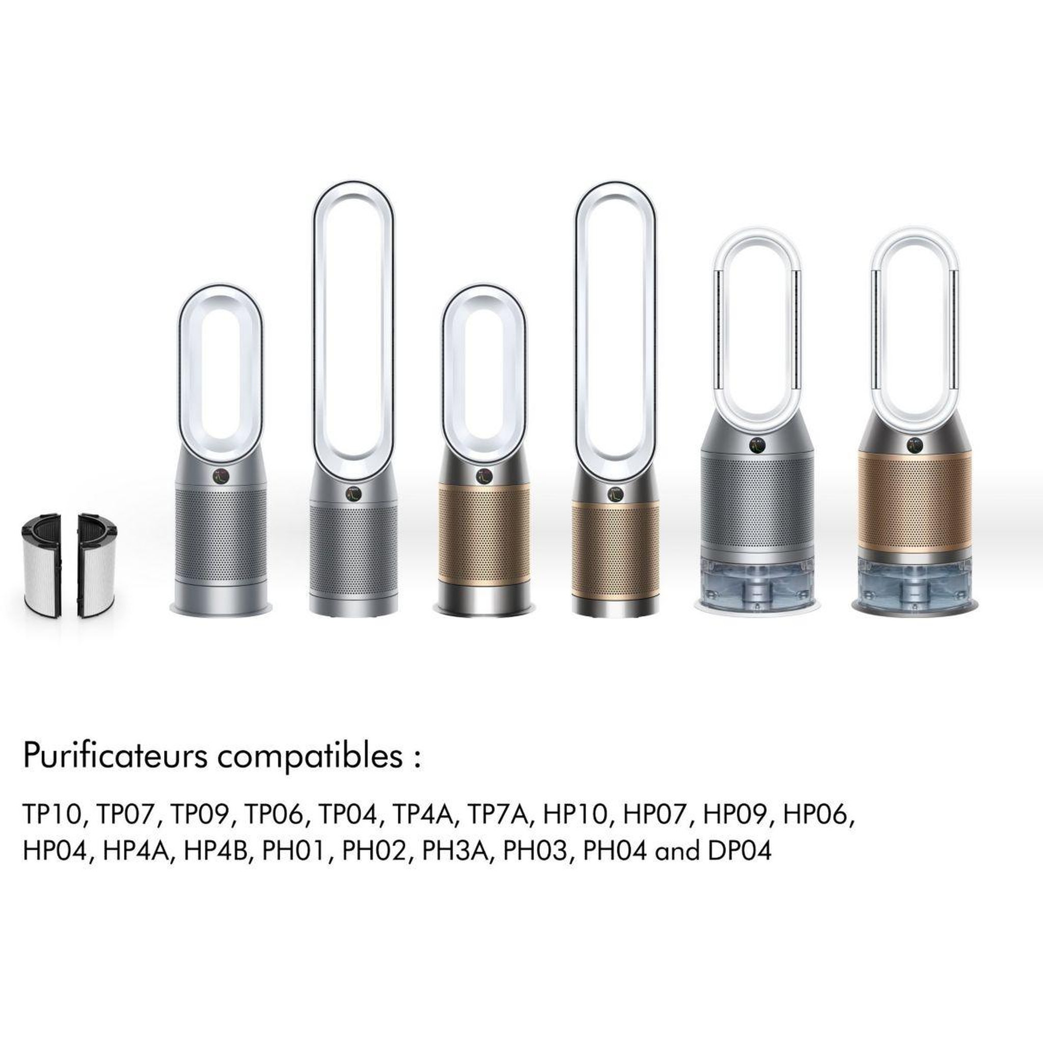 Voir la diapositive 2 : Dyson Filtre de rechange TP07/HP07/HP09/PH04