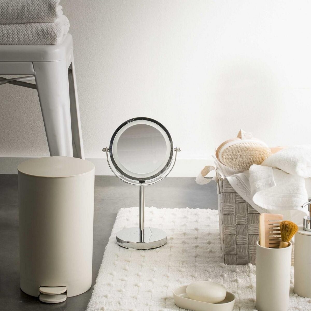 GUY LEVASSEUR Poubelle à pédale salle de bain 3L