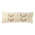 Paris Prix Coussin Déco  Flèches de Sequin  35x100cm Crème & Or