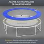 Voir la diapositive 5 : HOMCOM Couvre-ressort trampoline Ø 305 cm - coussin de protection des ressorts - rembourrage 1,5 cm - PVC bleu