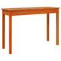 Voir la diapositive 2 : VIDAXL Table console marron miel 110x40x75 cm bois massif de pin